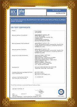 LED DRIVER CB CERT