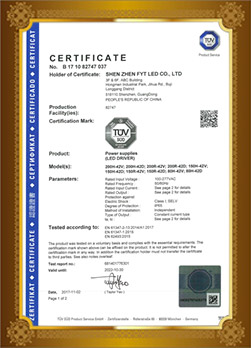 LED DRIVER TUV-mark